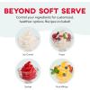 Dash Soft Serve Ice Cream Machine – Frozen Dessert Machine for Soft Serve, Froyo, Sorbet, and Fruit Whips – Compact Design – Features Double Insulated Freezer Bowl – 1-Pint Capacity