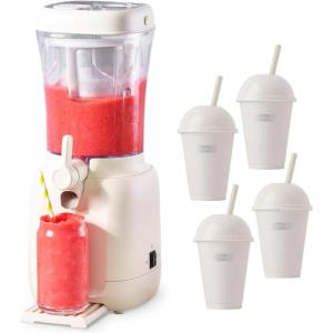 Dash Slushie Machine & Frozen Drink Maker – Make Slushys, Frozen Margaritas, Frosé & More – Easy-to-Clean Device & Drip-Free Dispensing – One-Touch Operation – 32 Oz