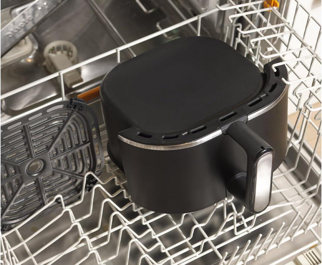 imageBraun MultiFry 3 HF3000 Friteuse Air Airfryer avec 43L Capacit 80200 Contrle de Temprature manuelle RealAir Technologie 60 Minuteur 1500W Noir Mat