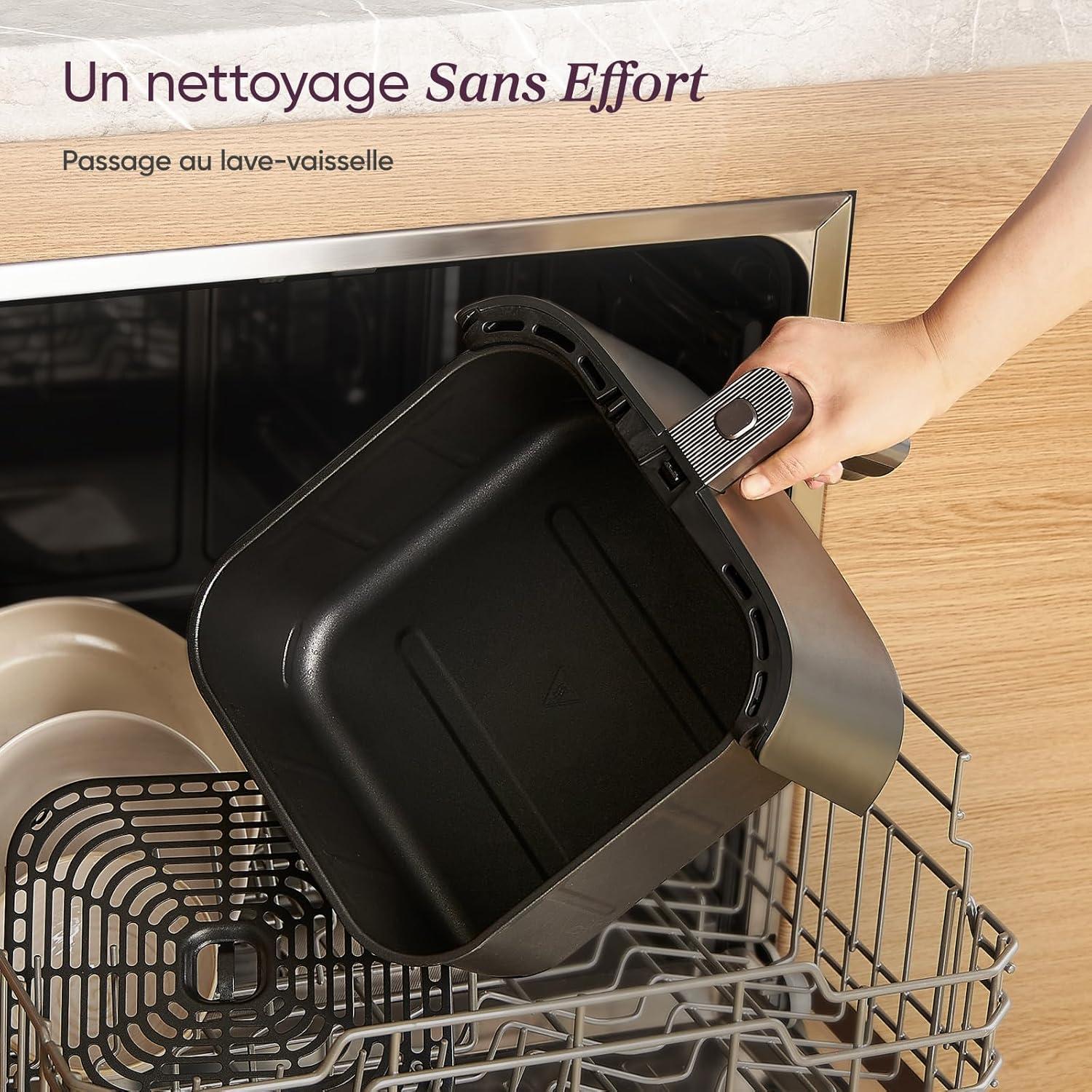 imageCOSORI Air Fryer 108L Turbo Tower ProFriteuse sans huile avec 100 en Cramique Double Stack Dual BlazeampampTurbo Blaze3 Niveaux Cuisson7 Fonctions de Cuisson68 dconomie dnergie300 RecettesCramique 6L