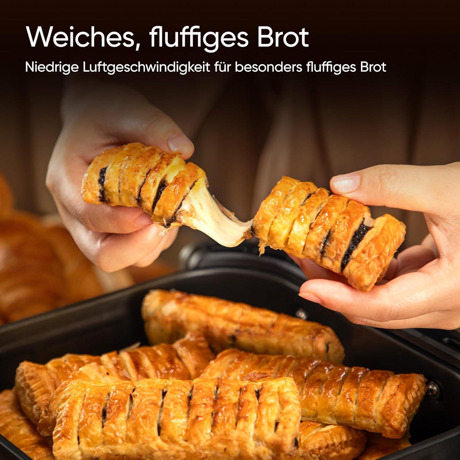 imageCOSORI Air Fryer 108L Turbo Tower ProFriteuse sans huile avec 100 en Cramique Double Stack Dual BlazeampampTurbo Blaze3 Niveaux Cuisson7 Fonctions de Cuisson68 dconomie dnergie300 Recettes108L