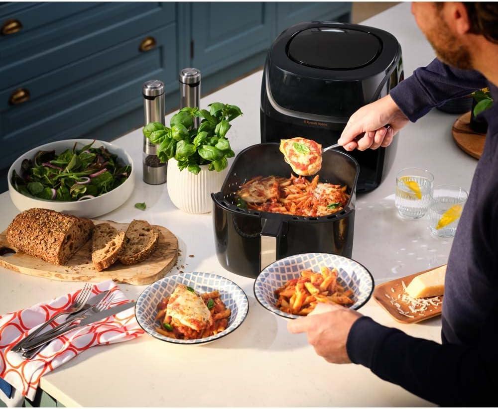 imageRussell Hobbs Air fryer 4L Multicuiseur 7en1 10 programmes Friteuse sans huile avec Rapid Air cuit grille rtit ampamp plus tactile contrle de temprature lavevaisselle Airfryer 2716056