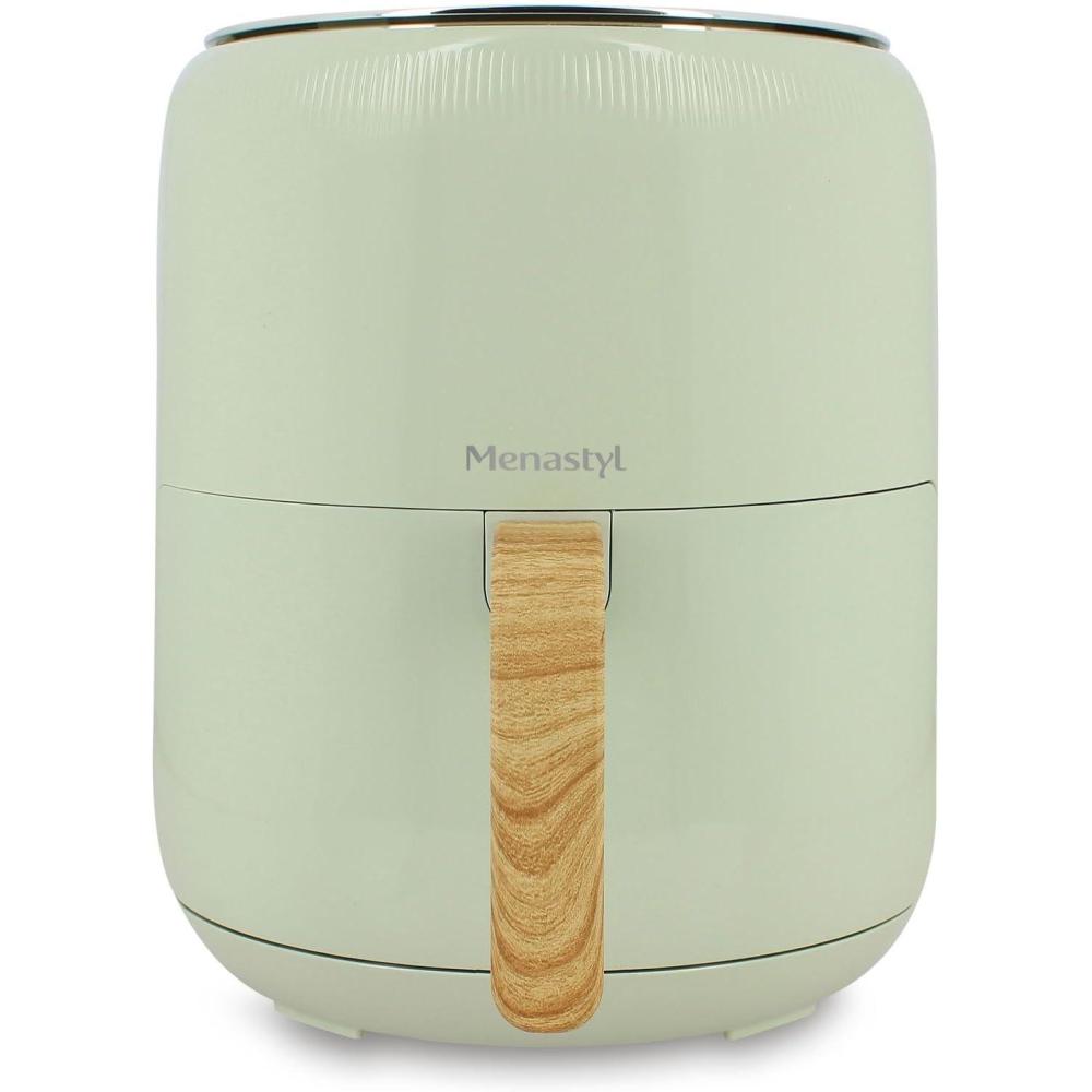 imageMENASTYL Friteuse sans huile air chaud Colorama Cladon sans PFAS 45L 8 programmes Temprature jusqu 200C Minuterie 1 heure Panier et grille compatibles lavevaisselle 6025001Cladon