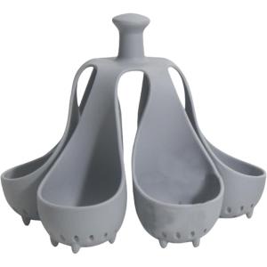 Gadget pour faire bouillir les œufs en silicone, cuit 4 ou 6 œufs à la fois, cuiseur à œufs en silicone, coquetiers en silicone, support pour œufs durs, fait des œufs durs ou mous(6 paquets)