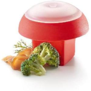Lékué – Kit 2 Cuits Œufs Ovo – Silicone Platine(Rouge)