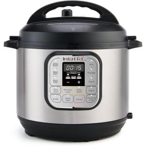 Instant Pot Duo 30 – 7 en 1, Autocuiseur Intelligent – Fonctions , Autocuiseur, Mijoteuse, Cuiseur à Riz, Poêle à Rissoler, Yaourtière, Cuiseur Vapeur et Chauffe-Plat – 3 L, Acier inoxydable(5.7 L)