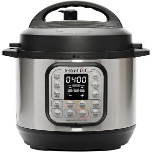 Instant Pot Duo 30 – 7 en 1, Autocuiseur Intelligent – Fonctions , Autocuiseur, Mijoteuse, Cuiseur à Riz, Poêle à Rissoler, Yaourtière, Cuiseur Vapeur et Chauffe-Plat – 3 L, Acier inoxydable(3 L)