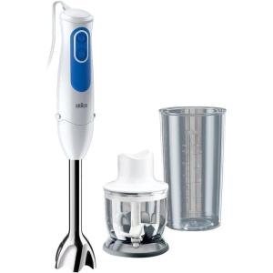 Braun MQ3000WH Smoothie Mixeur Plongeant avec Variateur, 700 W, Gris/Blanc(MQ3020 Pesto)