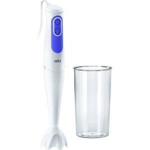 Braun MQ3000WH Smoothie Mixeur Plongeant avec Variateur, 700 W, Gris/Blanc(Unique)