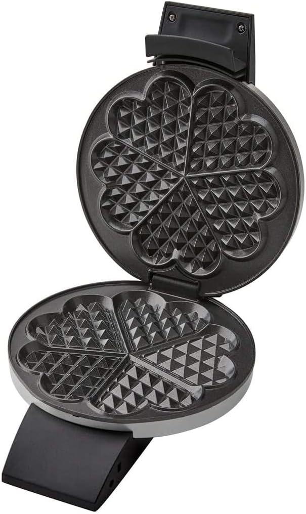 image:imageCloer 1639SR Gaufrier taille de gaufre 155 cm double revtement antiadhsif rsistant au sucre lumire de cuisson 930 W botier en acier inoxydable de haute qualit