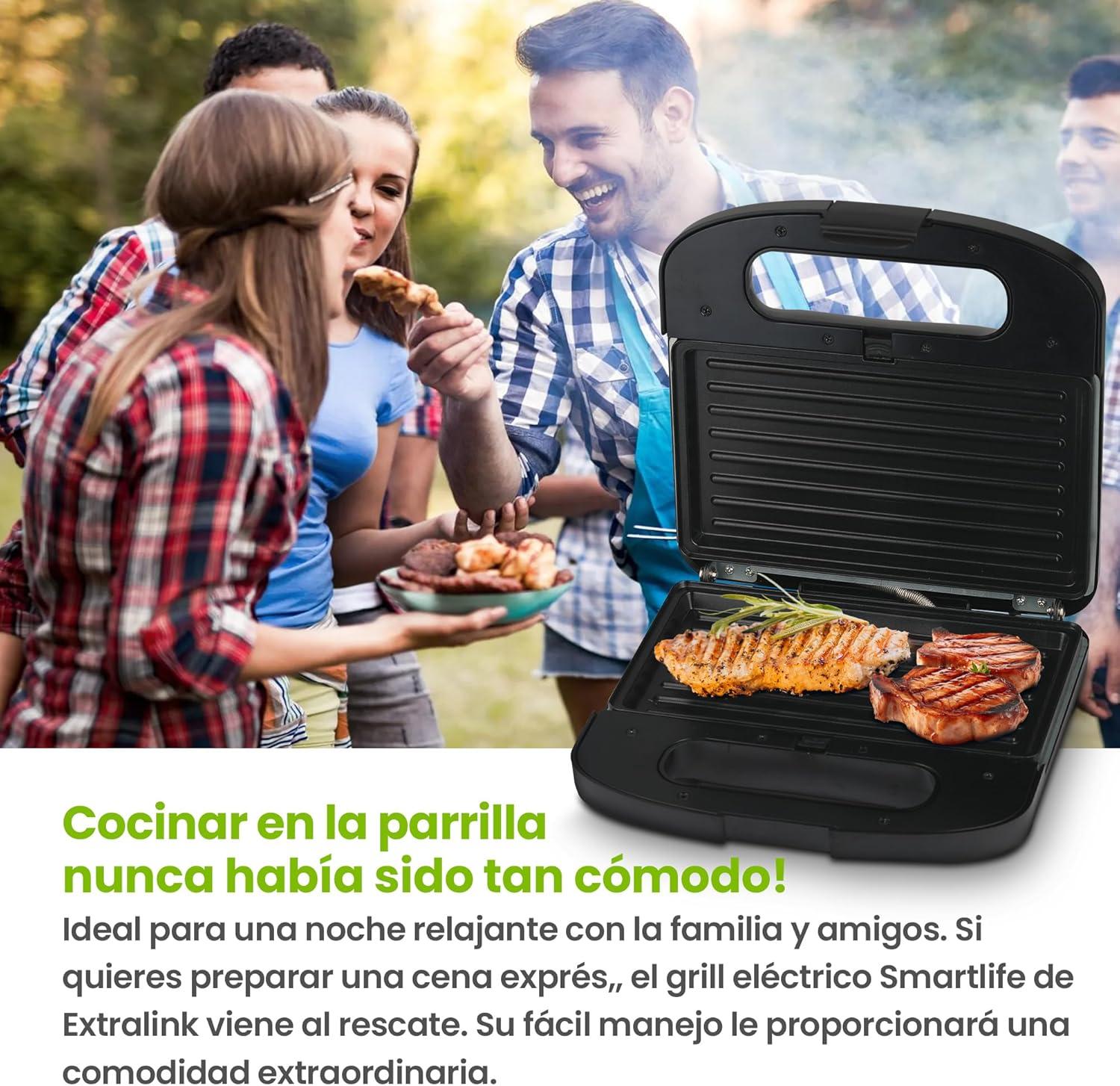 image:imageExtralink Appareil 3 en 1 Grillepain gaufrier et croquemonsieur 1000 W Revtement antiadhsif Nettoyage facile