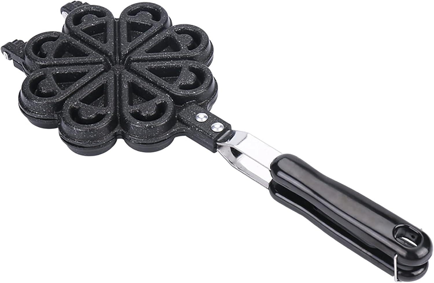 image:imageGaufrier Appareil a Gauffre Moule Gaufres Ustensiles De Cuisson Antiadhsifs Gaufres En Alliage dAluminium Pour Cuisinire GazB
