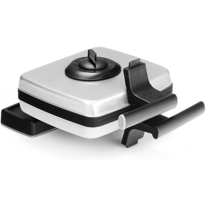 image:imagefrifri Gaufrier Hritage Cool Touch de 1200W Avec Plaques Amovibles Antiadhsives en Fonte dAluminium dot dun Thermostat et de la Fonction Rotative pour une Cuisson Uniforme GrisGaufrier Plaques Traditionnelles