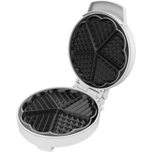 Cecotec Gaufrier Fun Gofrestone Double. Revêtement Antiadhérent RockStone, Thermostat Réglable , Gaufres Grand Format , 1200 W.(Plaque des cœurs)