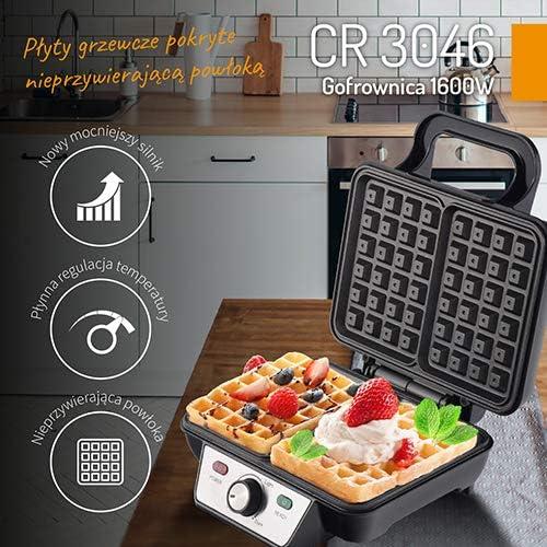 image:imageCAMRY CR 3046 Gaufrier 1600W