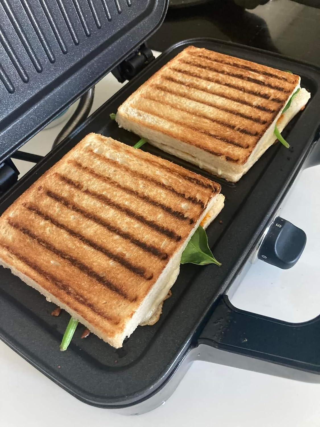 image:imageLITTLE BALANCE 8368 Speedn Mixt 1200 Gaufrier Grill 2 en 1 1 plaque Gaufres 1 plaque Gril interchangeables 1200 W Inox Noir