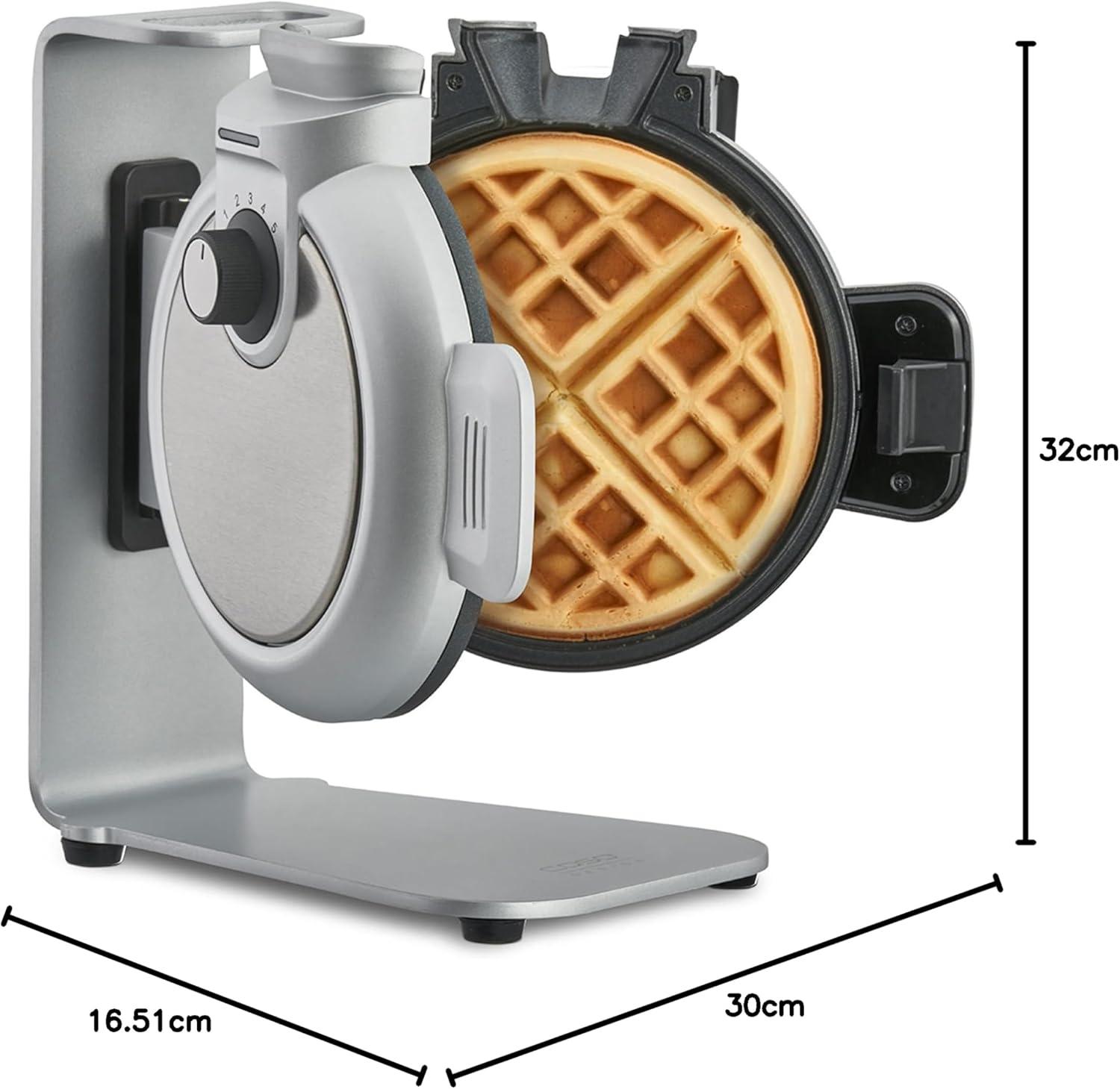 image:imageCASO WaffleUp gaufrier vertical pour des gaufres belges parfaites 5 niveaux de brunissage au choix double revtement antiadhsif pas dexcdent de pte acier inoxydable