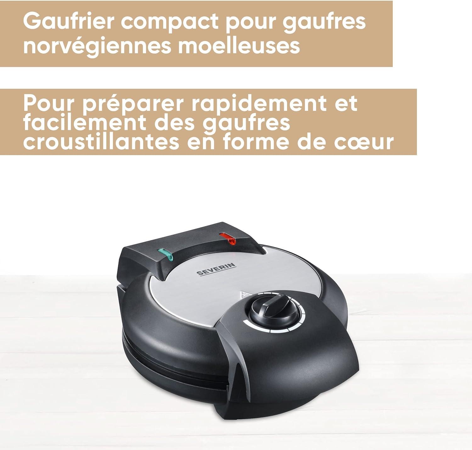 image:imageSeverin Severin WA 2103 gauffrier Acier inoxydable Noir 1 piceGaufrier ancien