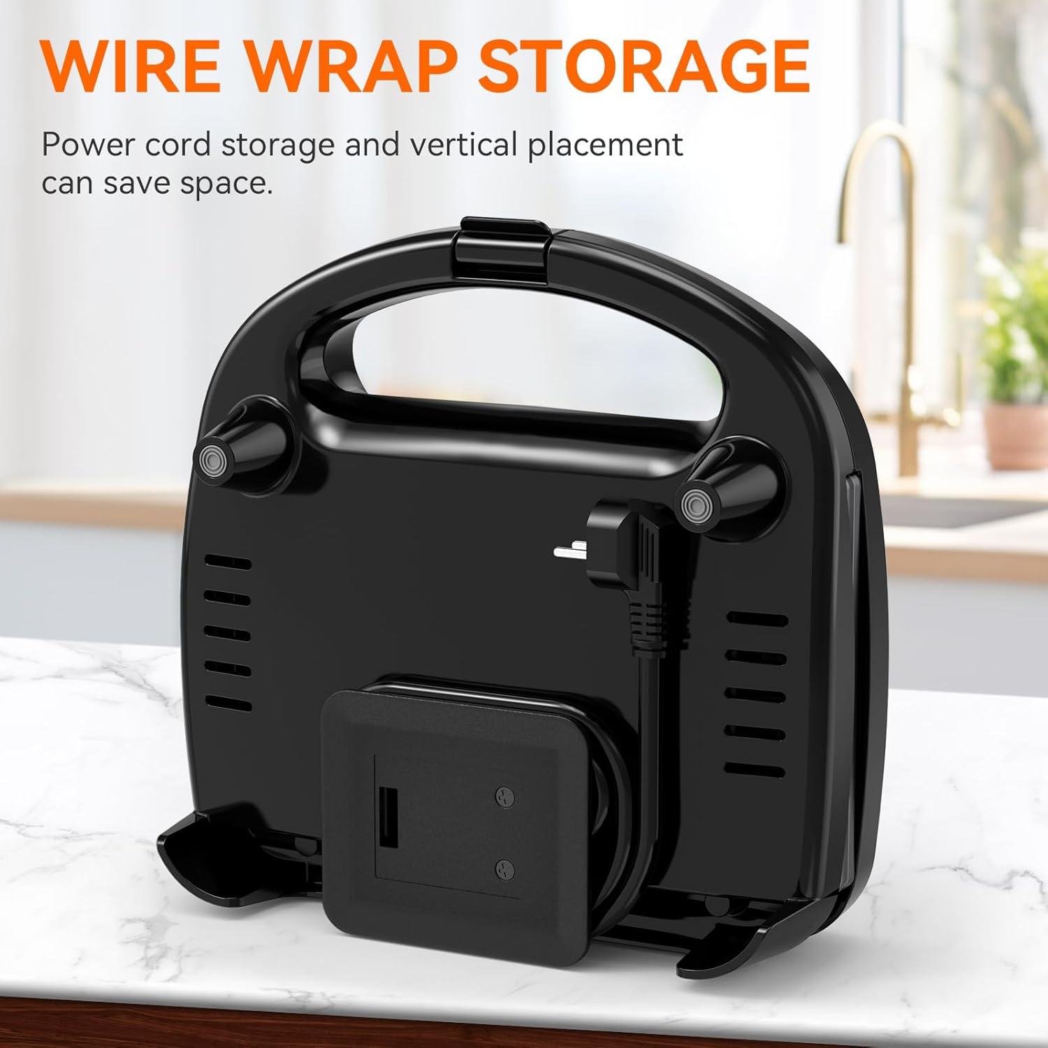 image:imageSnailar Gaufrier Appareil Gauffre lgant ampamp Compact 750 W Machine a Gauffre 2 Tranches Carres Antiadhsif Facile Nettoyer Pour des Gaufres Dores et CroustillantesPlaques Triangle