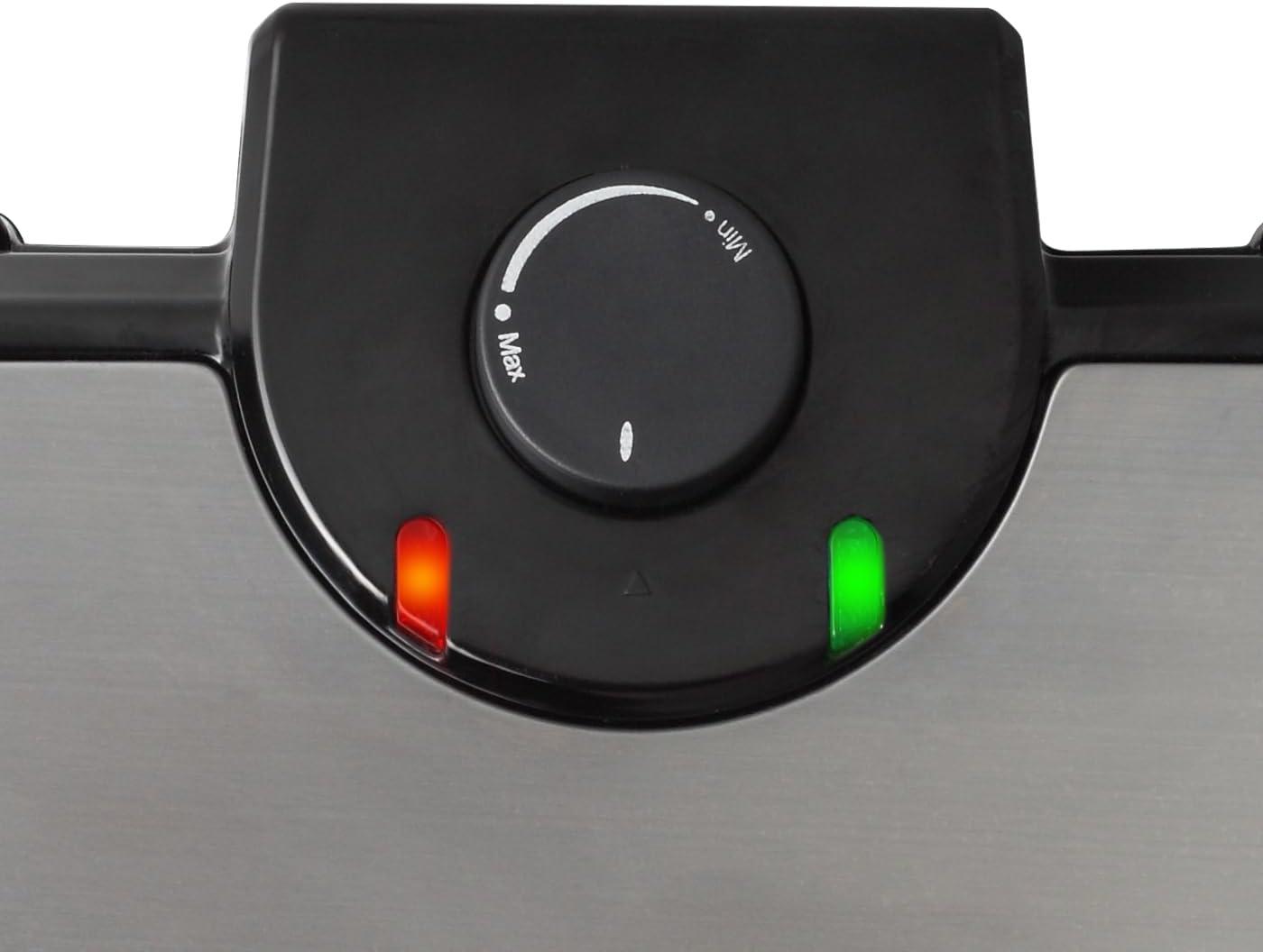 image:imageTristar gaufrier Noir Acier Inoxydable 2 gaufres 1 000 W WF2195Gaufre coeur