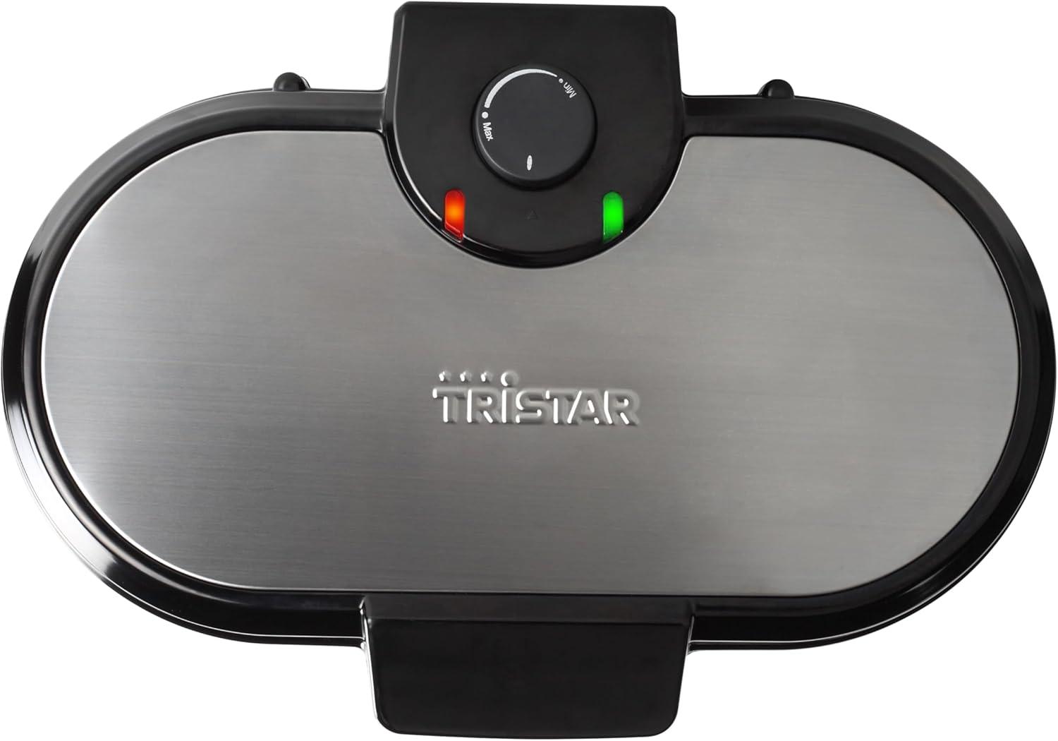 image:imageTristar gaufrier Noir Acier Inoxydable 2 gaufres 1 000 W WF2195Gaufre coeur