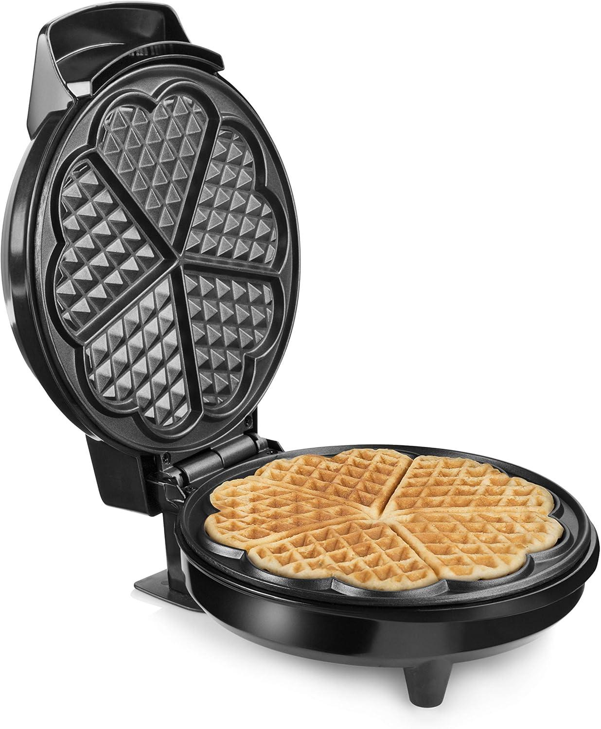 image:imageTristar gaufrier Noir Acier Inoxydable 2 gaufres 1 000 W WF2195Gaufre coeur