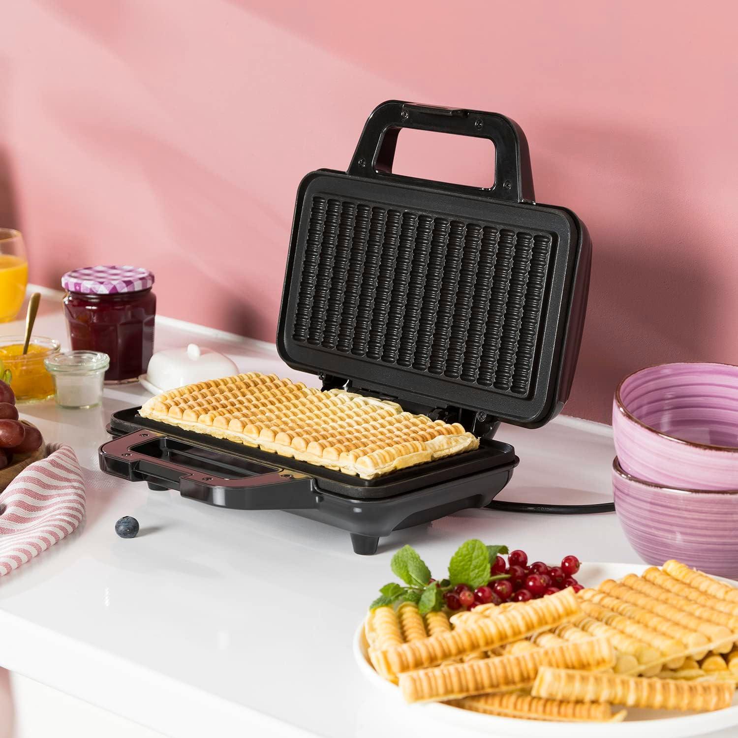 image:imageTristar gaufrier Noir Acier Inoxydable 2 gaufres 1 000 W WF2195Gaufre frite