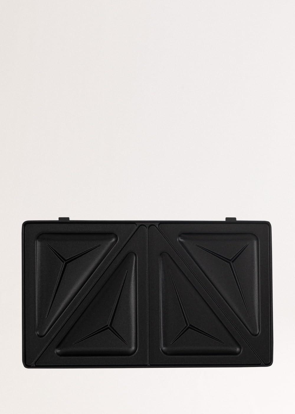 image:imageCREATESTONE STUDIOSandwichGrill et gaufrier quadruple vert sauge 3 plaques interchangeables Grill Gaufre et Sandwich revtement antiadhsif ouverture 180 4 tranches rtro 1600WVert Sauge