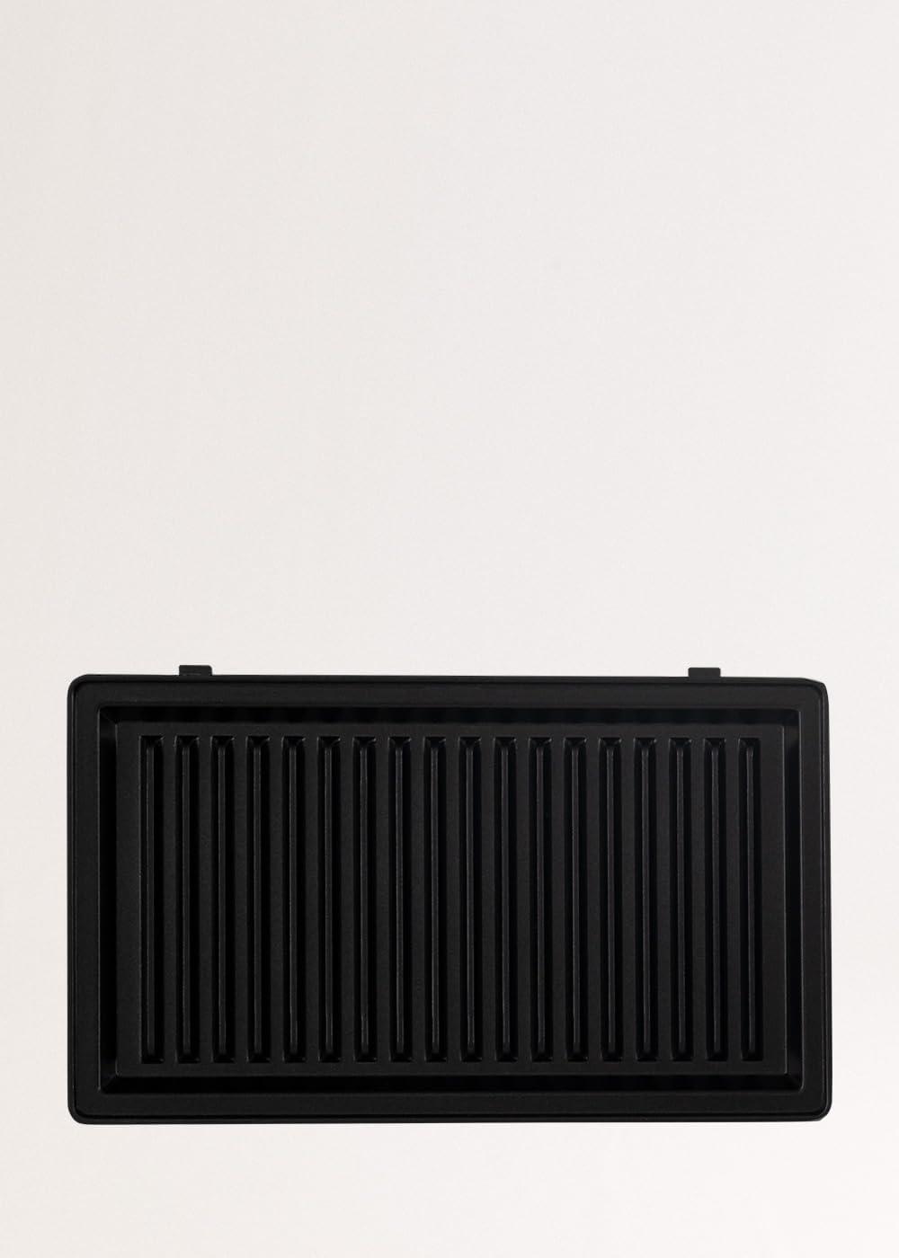 image:imageCREATESTONE STUDIOSandwichGrill et gaufrier quadruple vert sauge 3 plaques interchangeables Grill Gaufre et Sandwich revtement antiadhsif ouverture 180 4 tranches rtro 1600WVert Sauge