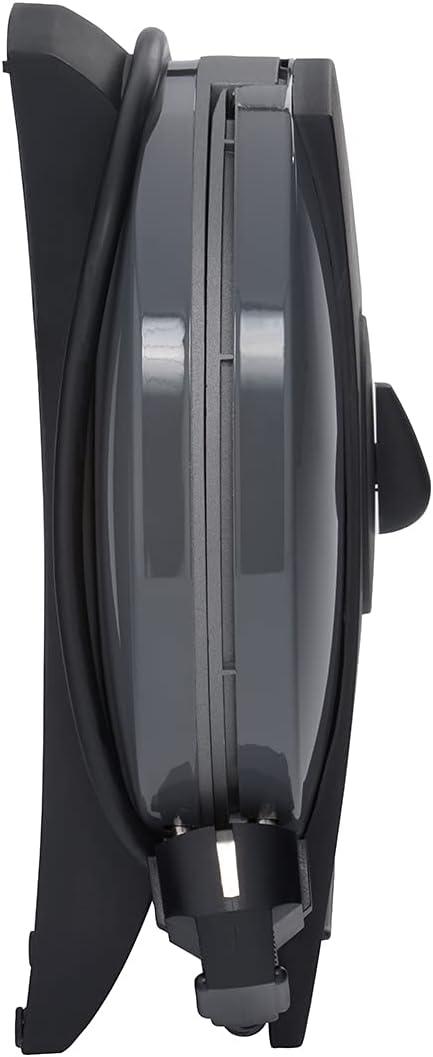 image:imageCloer 1620 Gaufrier pour gaufres en forme de cur 930 W taille de gaufre 155 cm degr de brunissement infiniment variable noirGris