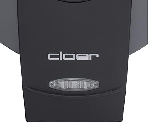image:imageCloer 1620 Gaufrier pour gaufres en forme de cur 930 W taille de gaufre 155 cm degr de brunissement infiniment variable noirGris