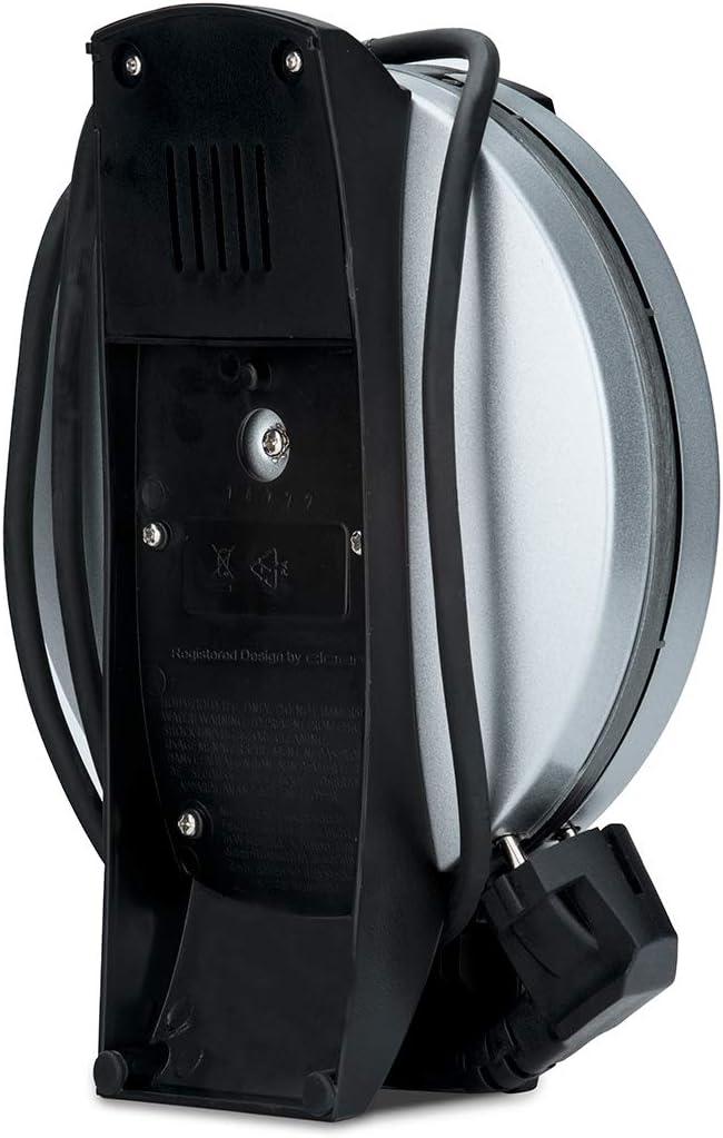 image:imageCloer 1620 Gaufrier pour gaufres en forme de cur 930 W taille de gaufre 155 cm degr de brunissement infiniment variable noirMtal