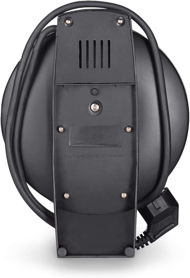 image:imageCloer 1620 Gaufrier pour gaufres en forme de cur 930 W taille de gaufre 155 cm degr de brunissement infiniment variable noirNoir