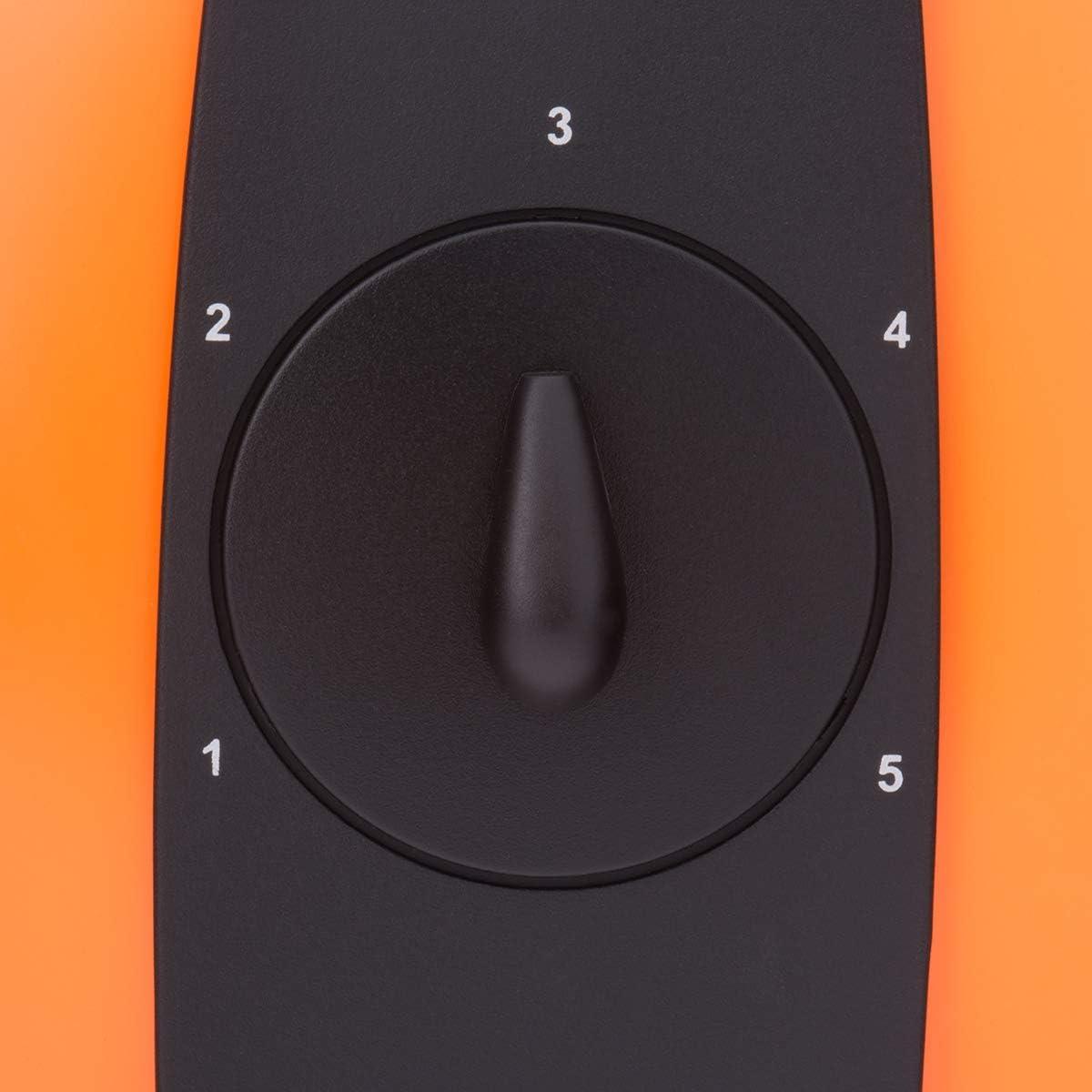 image:imageCloer 1620 Gaufrier pour gaufres en forme de cur 930 W taille de gaufre 155 cm degr de brunissement infiniment variable noirOrange