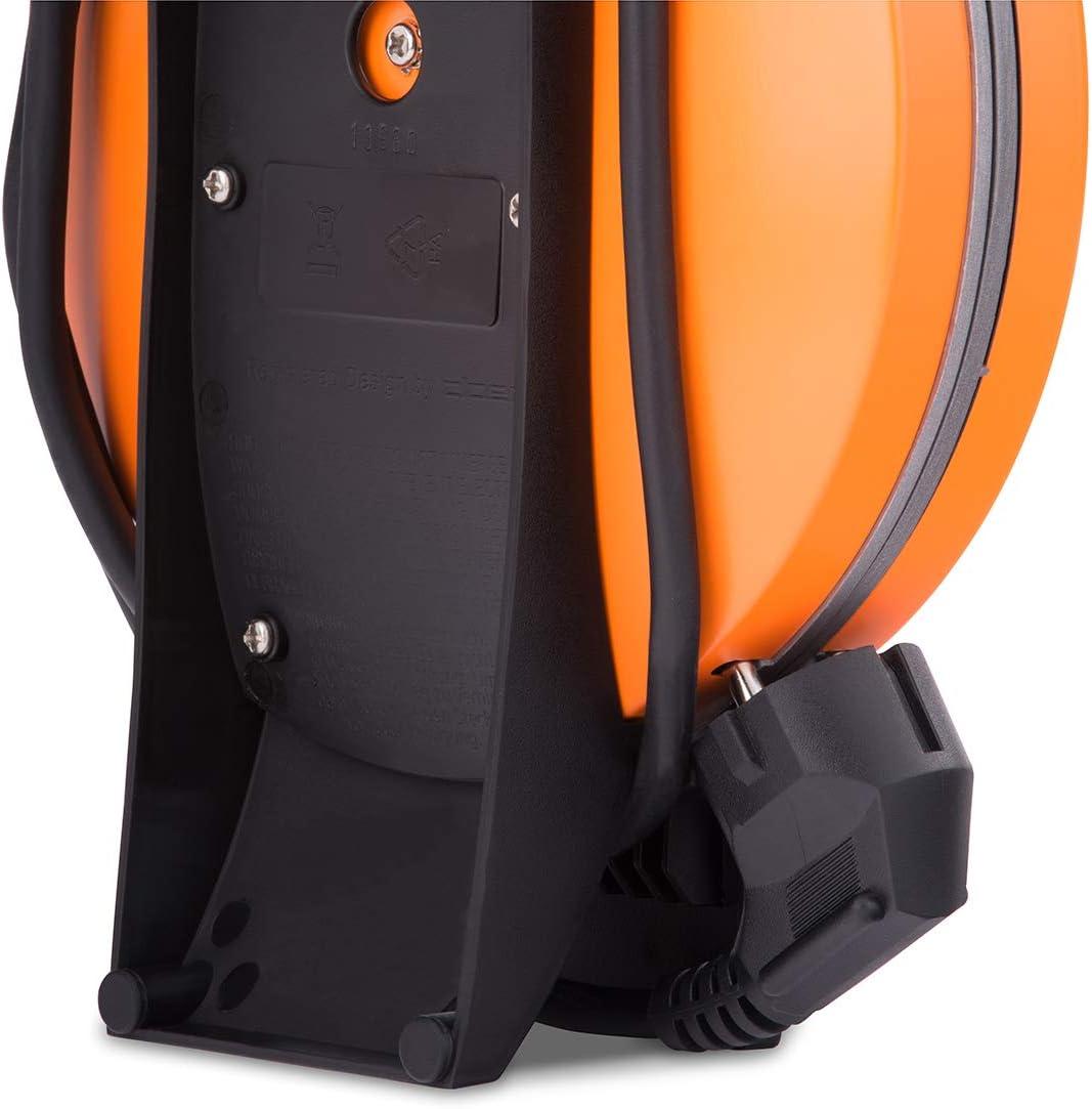 image:imageCloer 1620 Gaufrier pour gaufres en forme de cur 930 W taille de gaufre 155 cm degr de brunissement infiniment variable noirOrange