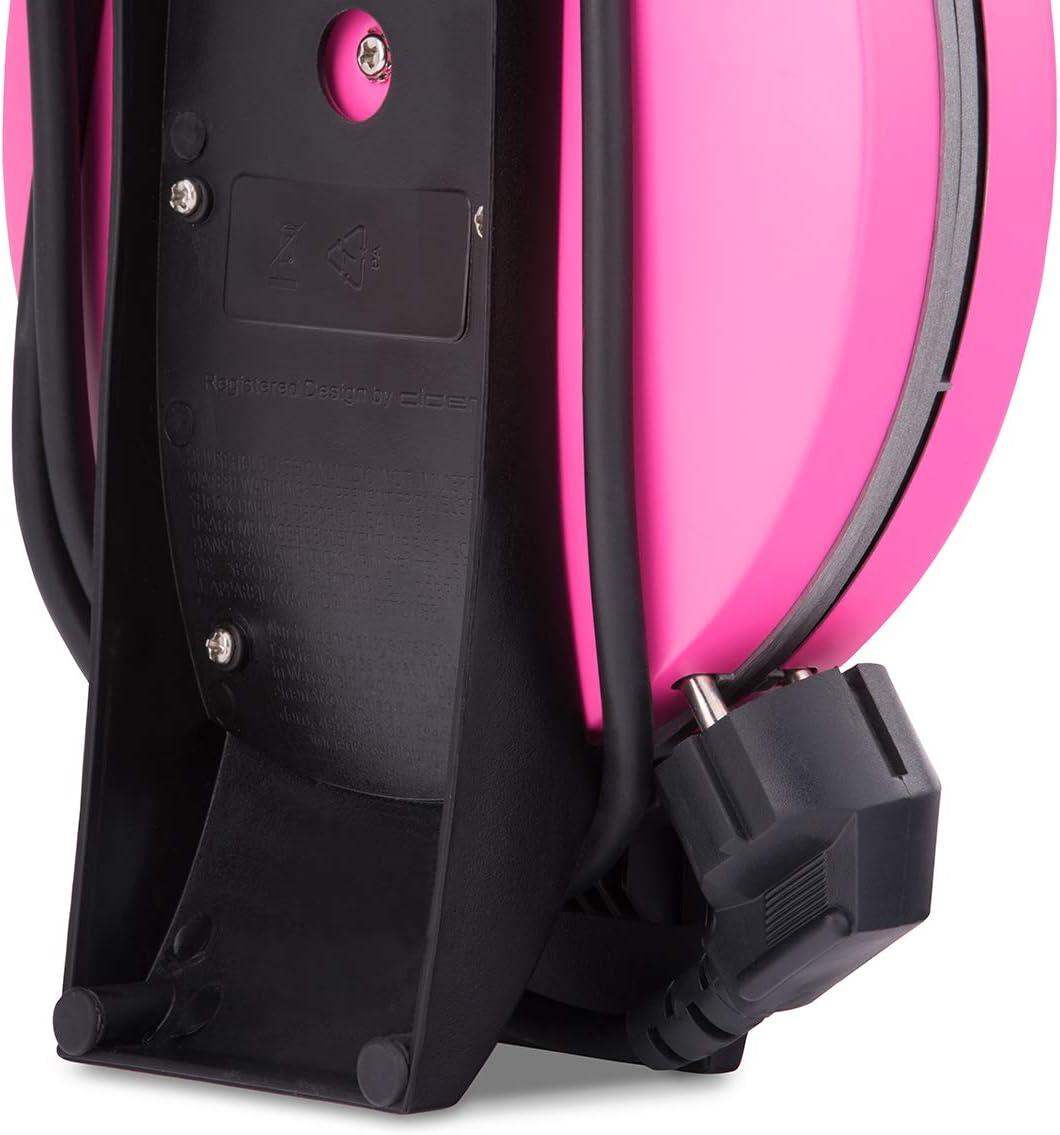 image:imageCloer 1620 Gaufrier pour gaufres en forme de cur 930 W taille de gaufre 155 cm degr de brunissement infiniment variable noirRose Bonbon