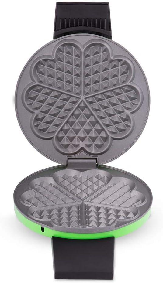 image:imageCloer 1620 Gaufrier pour gaufres en forme de cur 930 W taille de gaufre 155 cm degr de brunissement infiniment variable noirVert