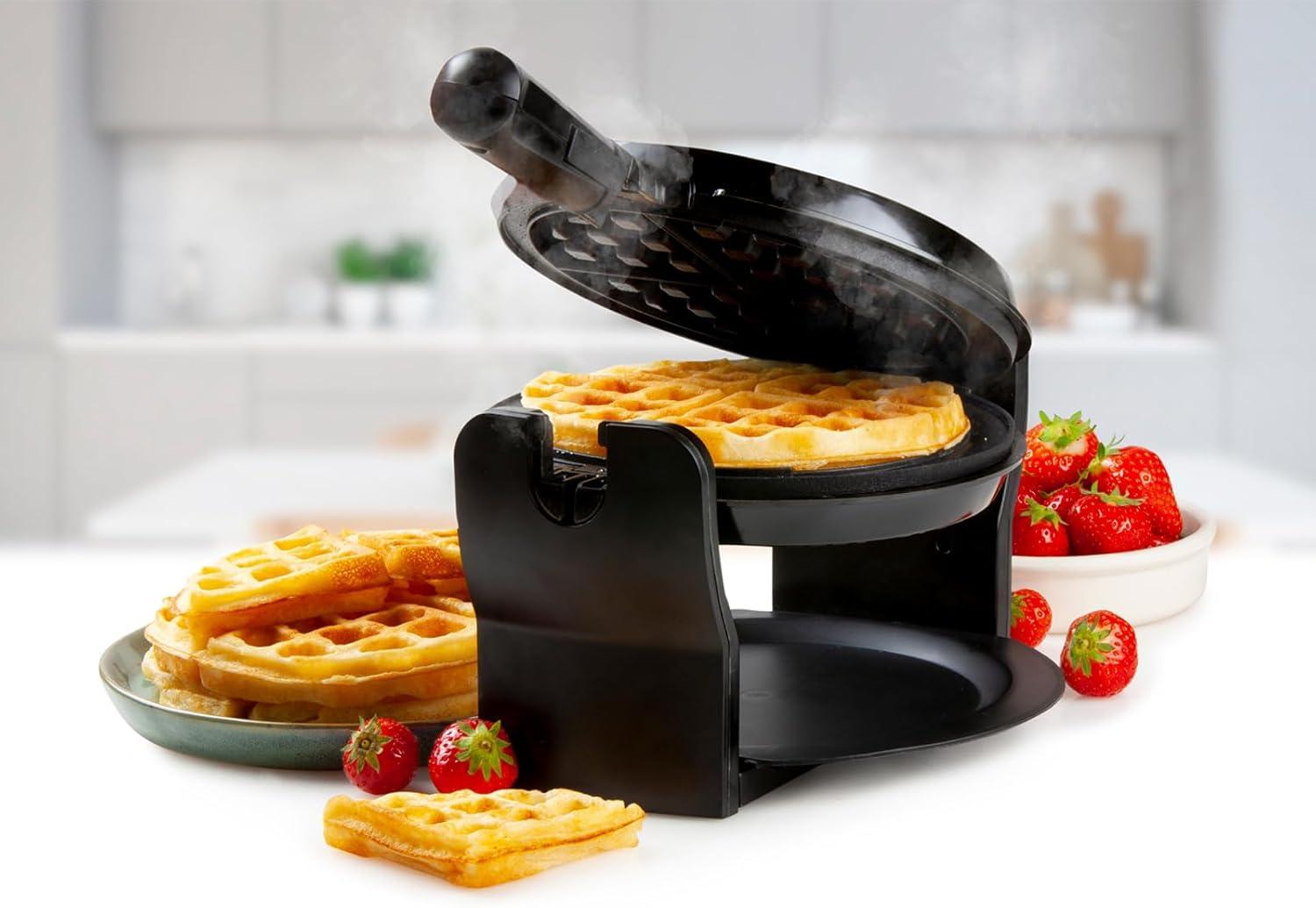 image:imageDomo DO9223W Gaufrier belge en fer noir