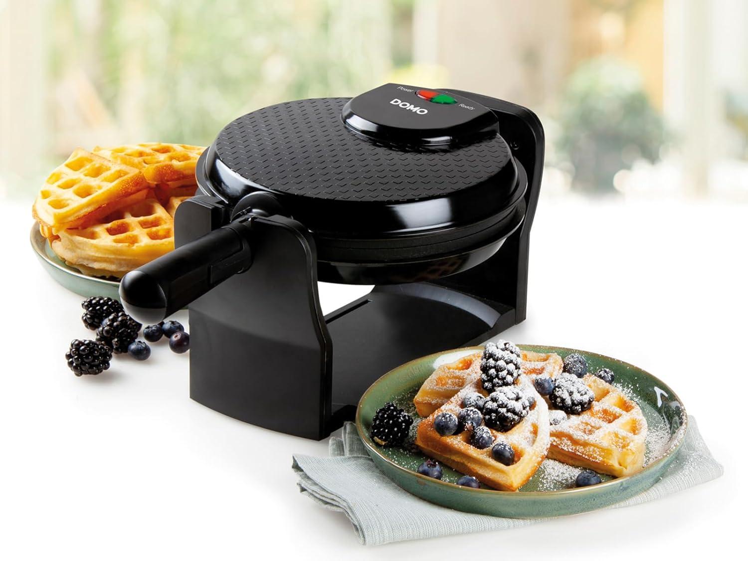 image:imageDomo DO9223W Gaufrier belge en fer noir