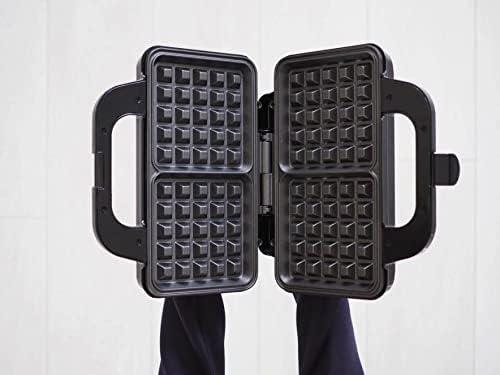 image:imageGaufrier ELDOM WA100S Puissance 1000W Pour Deux Grandes Gaufres