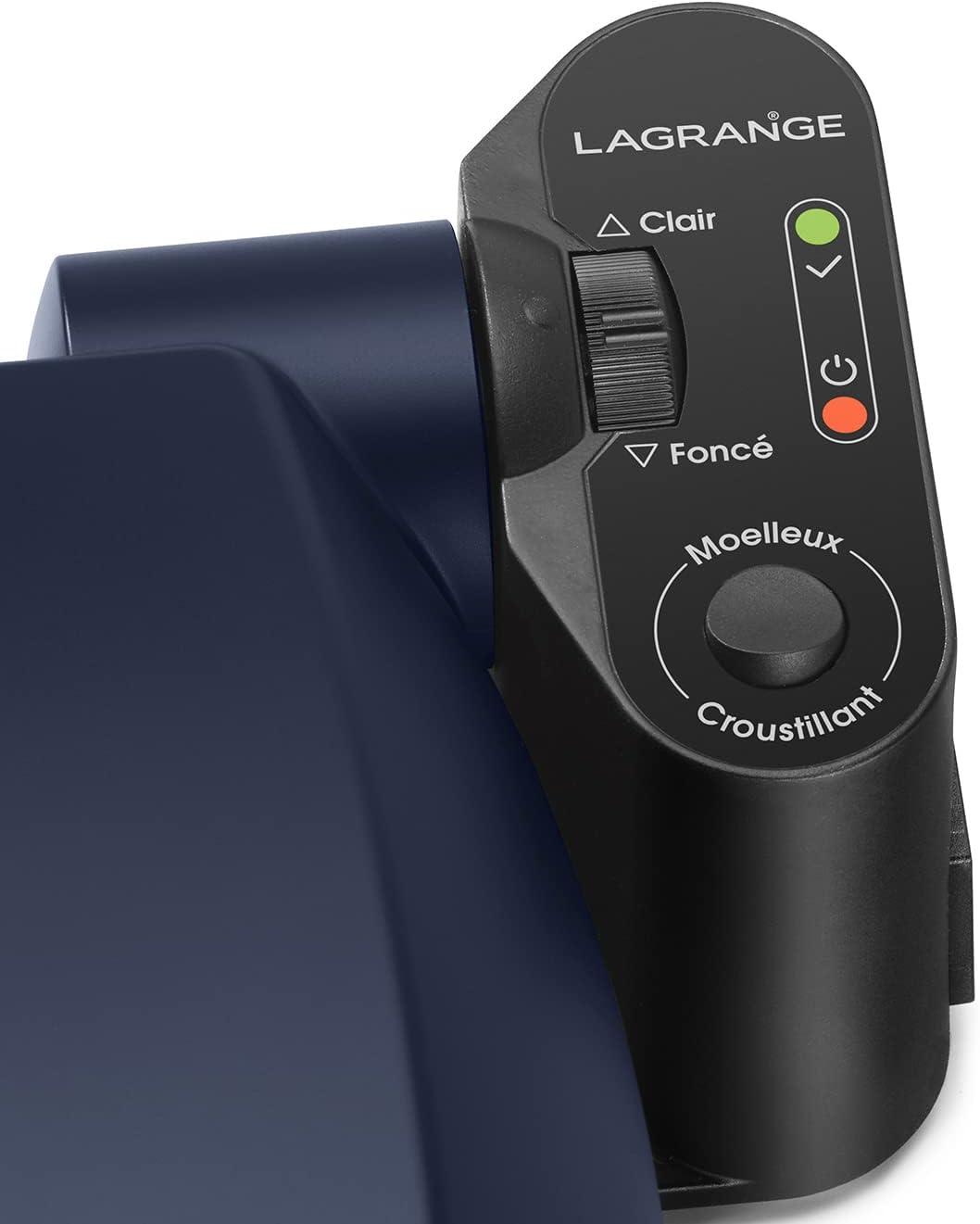 image:imageLAGRANGE Gaufrier Premium 1200W 3 jeux de plaques inclus Gaufre Gaufrette ampamp Croque Monsieur Fabriqu en France Rversible sur son socle Cuisson personnalise Multifonction 019642