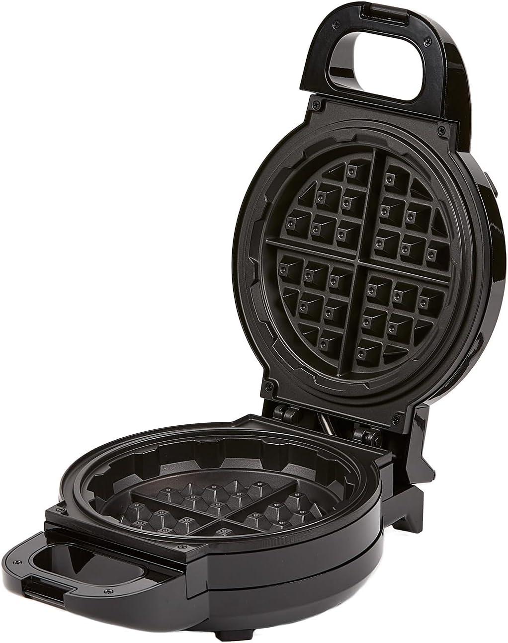 image:imageMYBO TV WONDER GAUFRES Gaufrier pour gaufres fourres sucres ou sales Gaufres de 17 cm dpaisseur Antiadhsif Facile et Rapide Nettoyage Facile Livre de recettes inclus