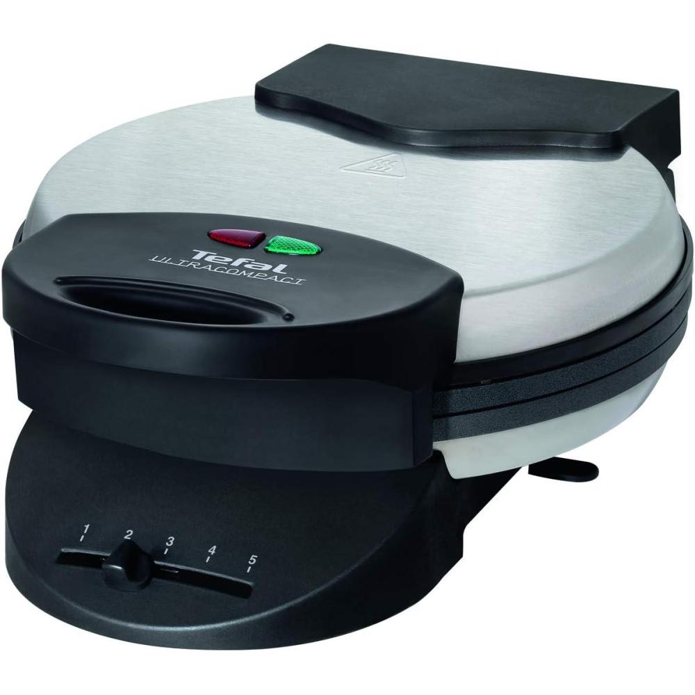 image:imageTefal WM310D Gaufrier en forme de cur pour gaufres en forme de cur rgulateur de temprature en continu plaques antiadhsives bac rcuprateur de pte noir 1000 W