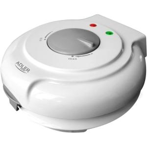 Adler AD 3038 Gaufrier, Plastique, Blanc