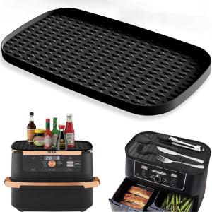 Accessoires Air Fryer Moulinex Dual Easy Fry XXL 11L, Moule En Silicone Pour Moulinex Double Friteuse À Air EZ942BF0 EZ9428F0, Papier Cuisson, grille air fryer, Spray Huile Cuisine, Moule Muffin, Etc(Silicone Tapis)
